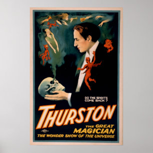 THURSTON Magalhista Illucista VAUDEVILLE Poster