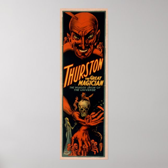 THURSTON Magalhista Illucista VAUDEVILLE Poster (Frente)