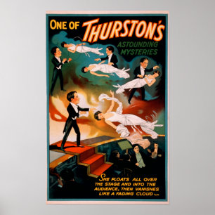 Thürston's Surpreendentes Mistérios Magic Poster