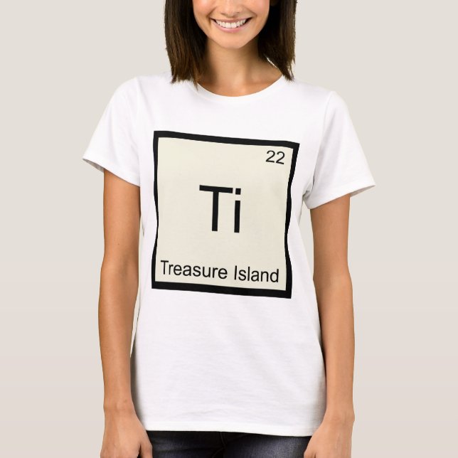 Ti - Ilha do Tesouro Camiseta Divertida de Element (Frente)