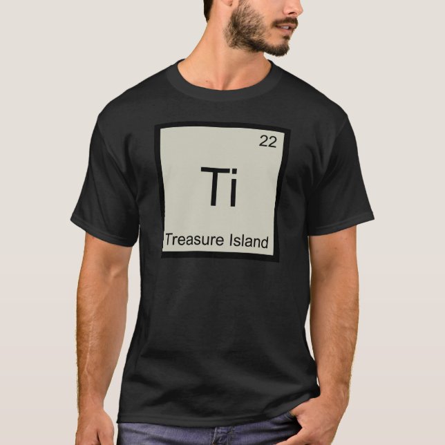 Ti - Ilha do Tesouro Camiseta Divertida de Element (Frente)