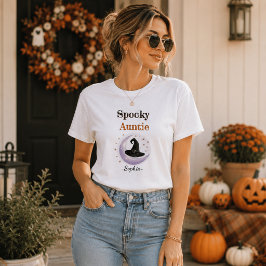 Tia Assustadora Personalizada – Camiseta de Hallow