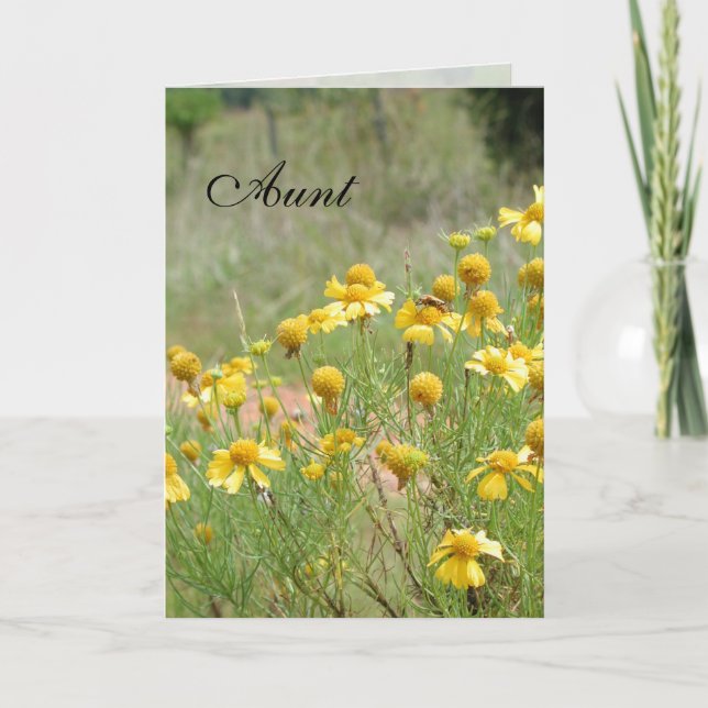 Tia - Cartão de Dia de as mães de Janz (Frente)