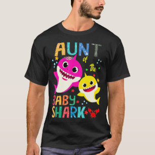Tia Da Camisa De Aniversário Da Tia Tubarão-Tuba