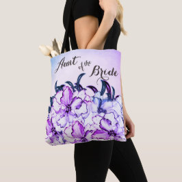 Tia da Noiva Bonito Púrpura Tote Bag