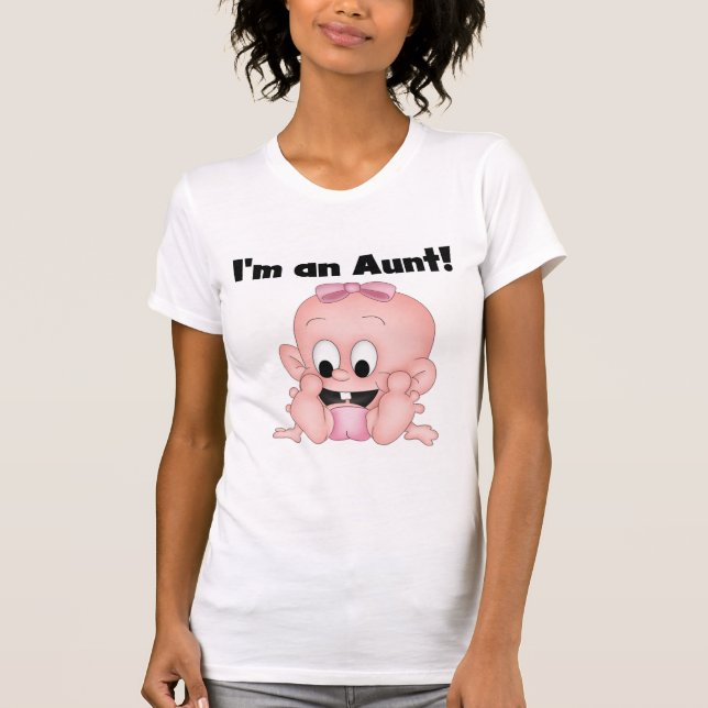 Tia dos Camisetas e presentes da Nova sobrinha (Frente)