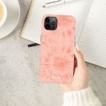 Tia Dye | capas de iphone de Pastel Moderno Rosa-C<br><div class="desc">Um simples padrão de coloração de gravata com uma paleta de cor rosa de coral pastel macio. O presente ou acessório perfeito para a tendência pode ser facilmente personalizado com seu nome, iniciais, monograma, hashtag ou slogan! Tie-Dye é fazer grande retorno agora e é oficialmente a maior tendência do ano!...</div>