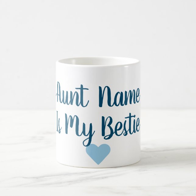 Tia feita sob encomenda Ser Meu Bestie Caneca (Centro)
