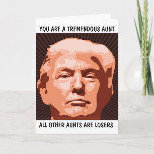 TIA INCRÍVEL CARTÕES DE ANIVERSÁRIO DA TIA DONALD 