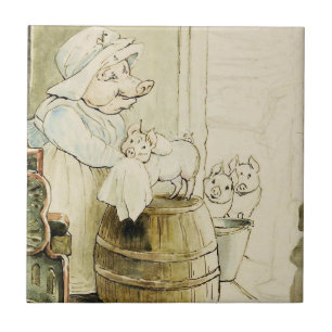 Tia Pettitoes e Três Leitões por Beatrix Potter