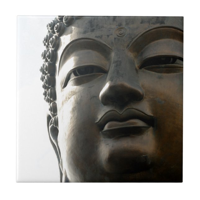 Tian Tan Buddha se aproximando (Frente)