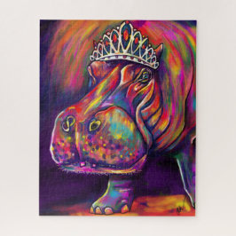 Tiara Hippo Art Quebra-cabeça