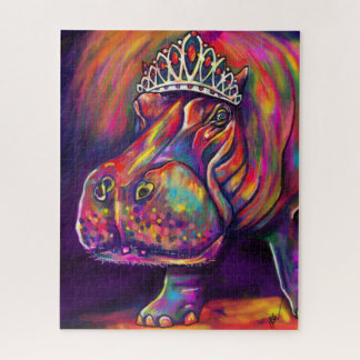 Tiara Hippo Art Quebra-cabeça
