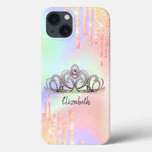 Tiaras com Efeito Ombre e Brilho Feminino Holográf