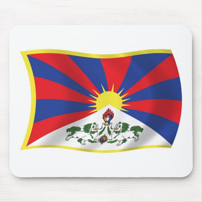 Tibet Flag P Mousepad (Frente)