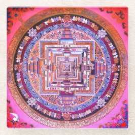 Tibetano Mandala / Porta copos / mosteiro sérvio