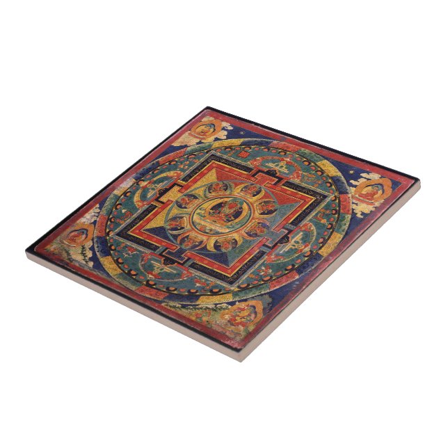 Tibetano Thanka da antiguidade da mandala de | Zazzle Brasil