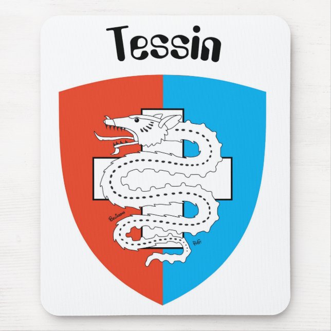 Ticino Svizzera/Tessin Suíça Mousepad (Frente)