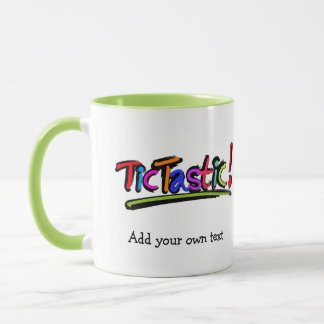 TicTastic! a caneca adiciona sua própria mensagem