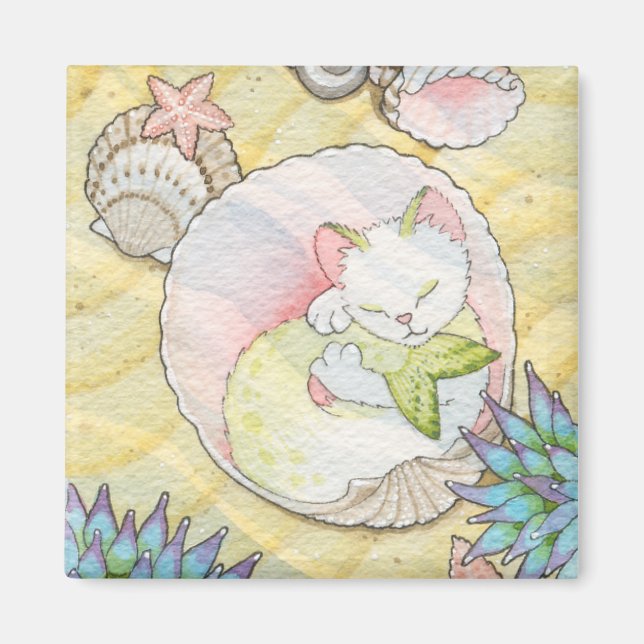 Tidepool treasures imã quadrada (Frente)