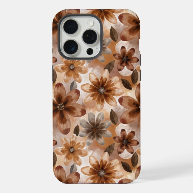 Tie Dye Autumn Floral (Verso)