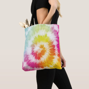 Tie Dye Birthday Favor Bag Tote Bag