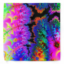 Tie Dye Fractal Bandana
