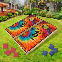 Tie Dye Graduação Cornhole Set