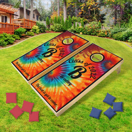 Tie Dye Graduação Cornhole Set