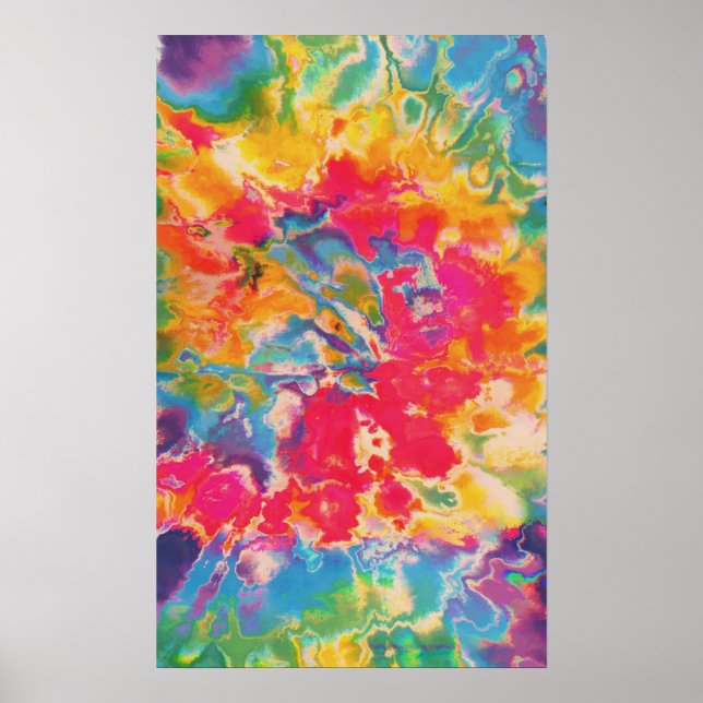 Tie-Dye nº 1 Poster (Frente)