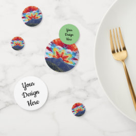 Tie Dye Personalizável Do Confetti Da mesa Mt Tama
