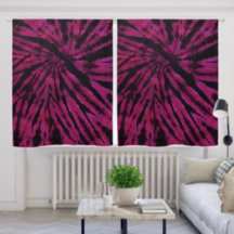 Tie-Dye Purple Pink Black Hippie Retro Pattern 