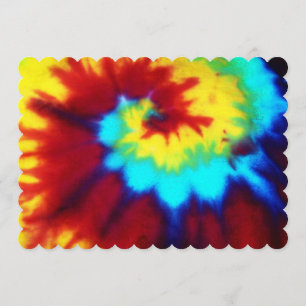 Tie Dye Sinalização Convites Todas as Ocorrênci