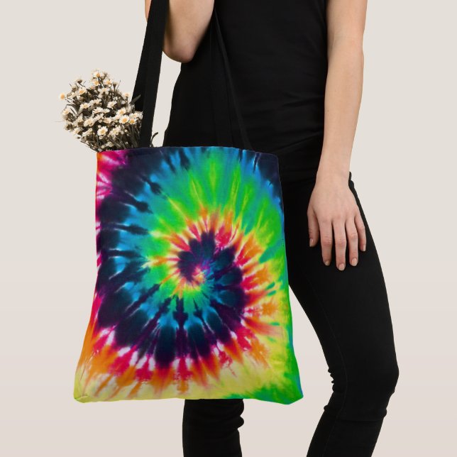 Tie Dye Tote Bag (Close Up)