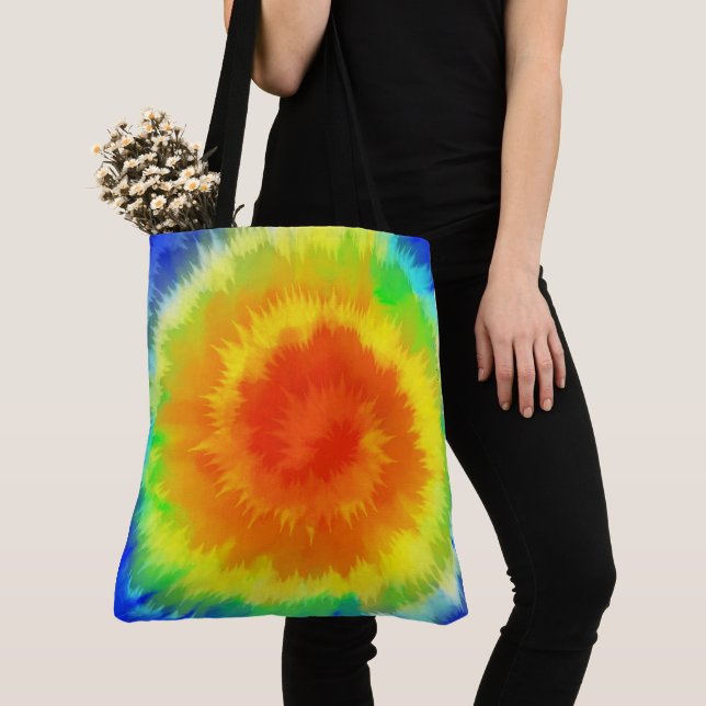 Tie Dye Tote Bag (Close Up)