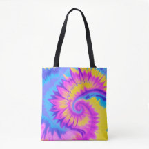 Tie-Dye Tote Bag vibrante