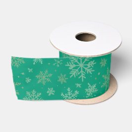 Tiel com flocos de neve Dourados