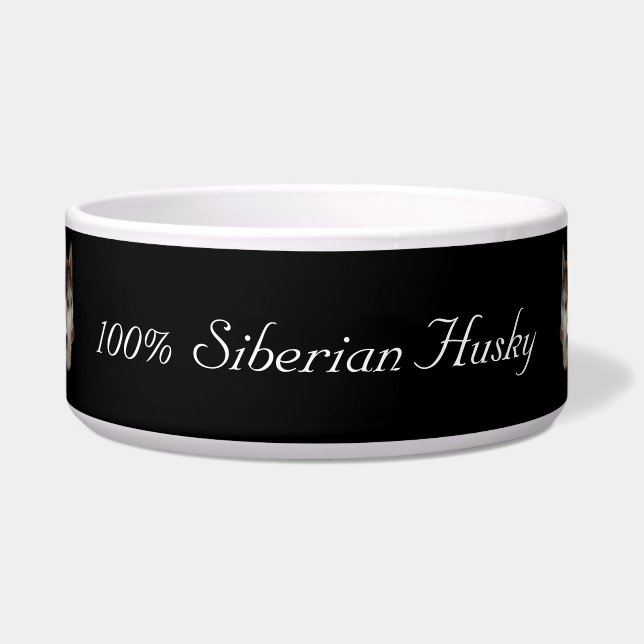 Tigela 100% Siberian Husky Huskybild (Frente)
