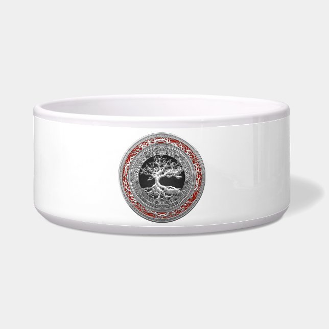 Tigela [200] Treasure Trove: Celtic Tree of Life [Prata] (Frente)