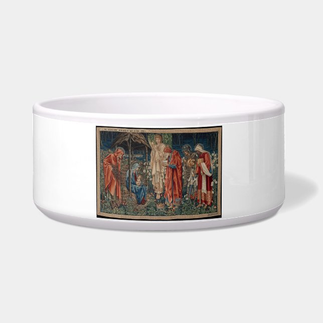 Tigela A Adoração do Magi (por Edward Burne-Jones) (Frente)