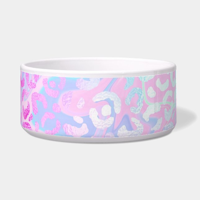 Tigela A Design 10 da Série Leopardo Iridescente (Frente)