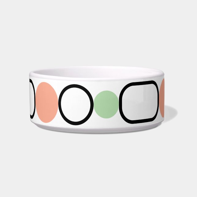 Tigela A inspiração de Nicky, o Pet Bowl cerâmico (Frente)