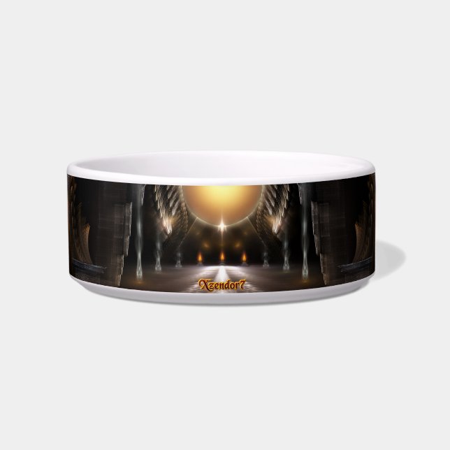 Tigela A Orb Do Acrellis Fractal Art Pet Bowl (Frente)
