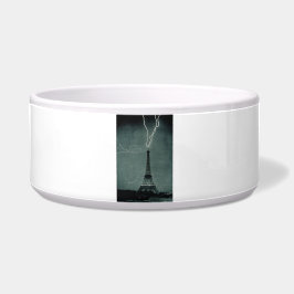 Tigela A Torre Eiffel Apanhou-Se Por Um Raio