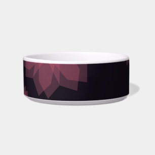 Tigela Abstração de flores rosa, legal, moderna e moder