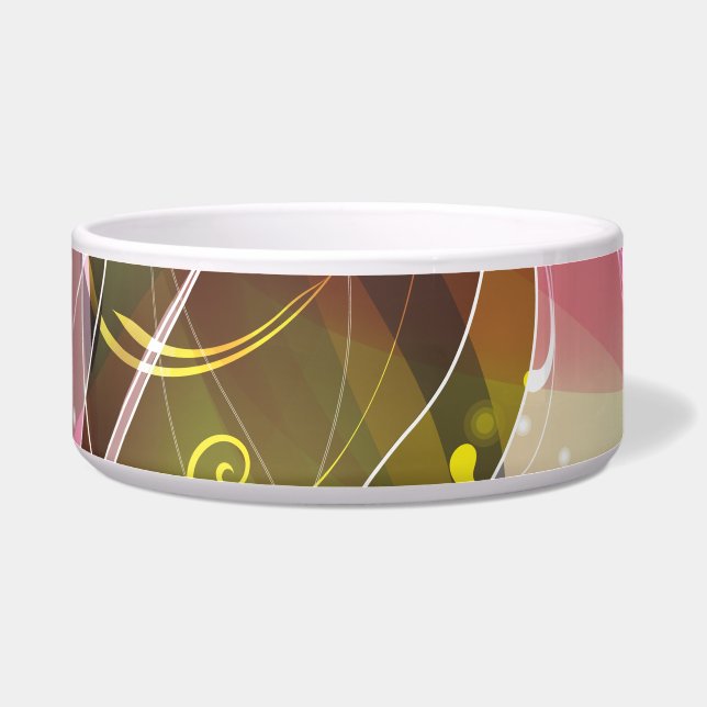 Tigela Abstrato Art 15 Pet Bowl (Esquerda)
