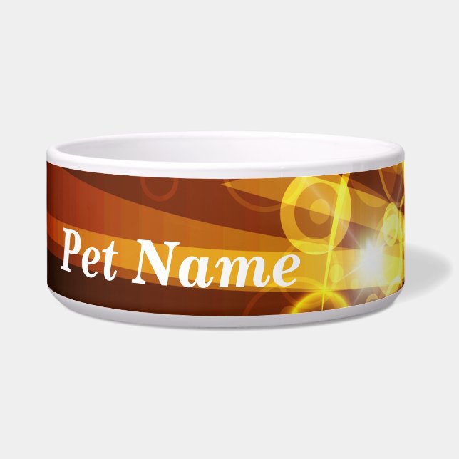 Tigela Abstrato Art 8 Pet Bowl (Esquerda)