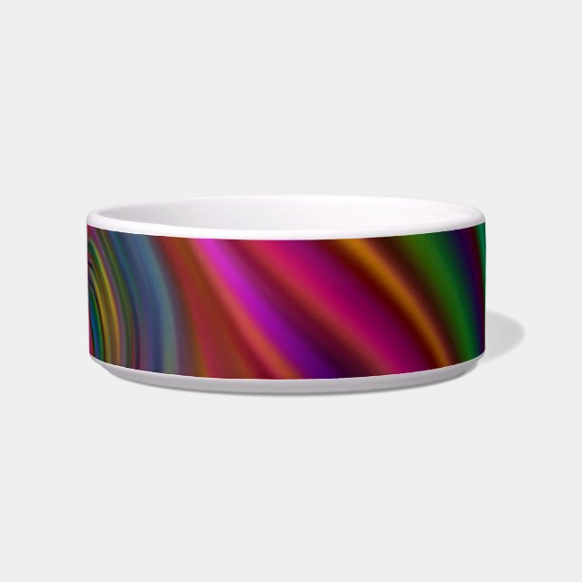 Tigela Abstrato Background Spirals Soft I (Direita)