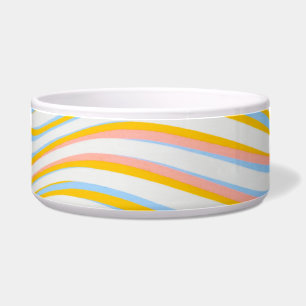 Tigela Abstrato com cor riscada 