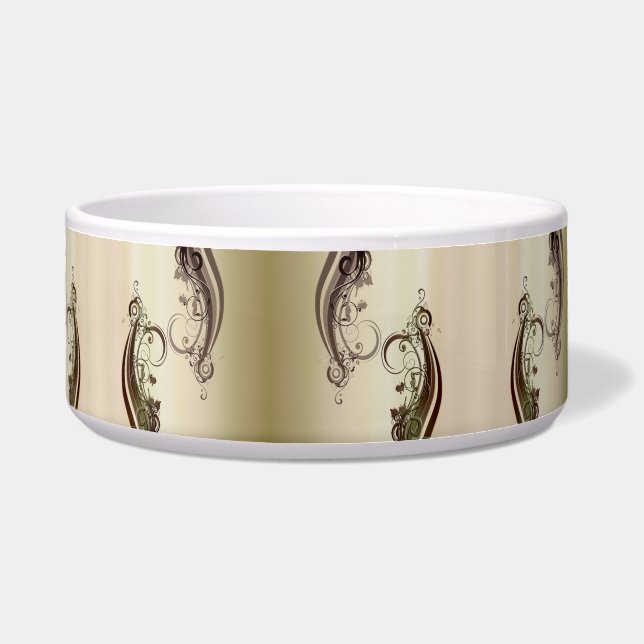 Tigela Abstrato ouro (Frente)